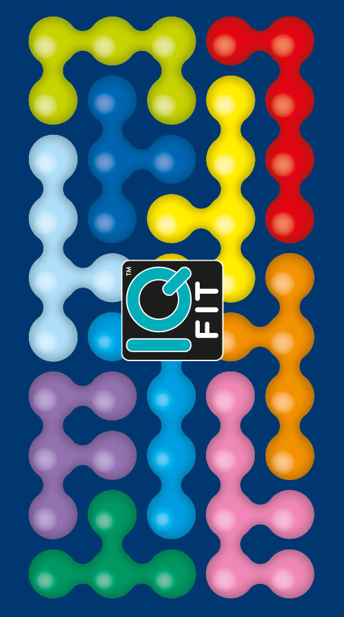 Smart Games - IQ Fit, Puzzle Game with 120 Challenges, 6+ Years