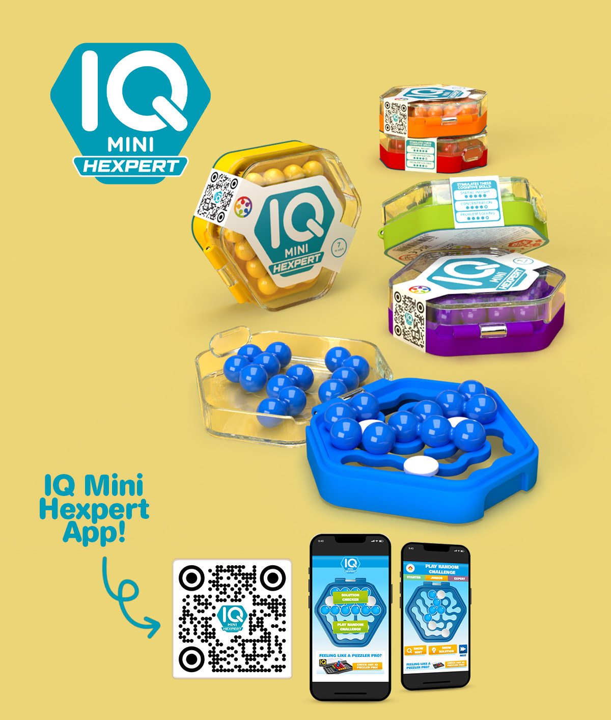  SmartGames IQ Fit - a fun 3D travel game for ages 6