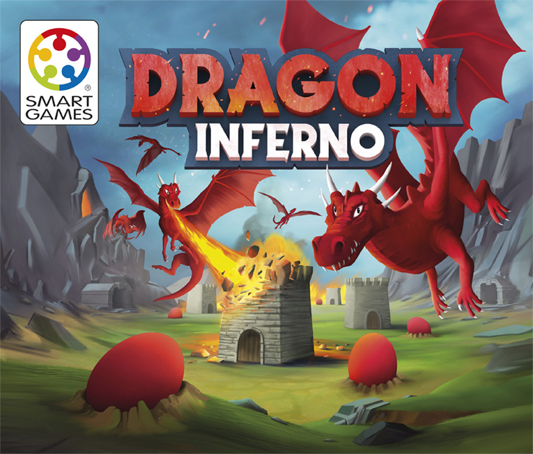 sgm505 Smart Games-Drache Inferno-Familienspiel 