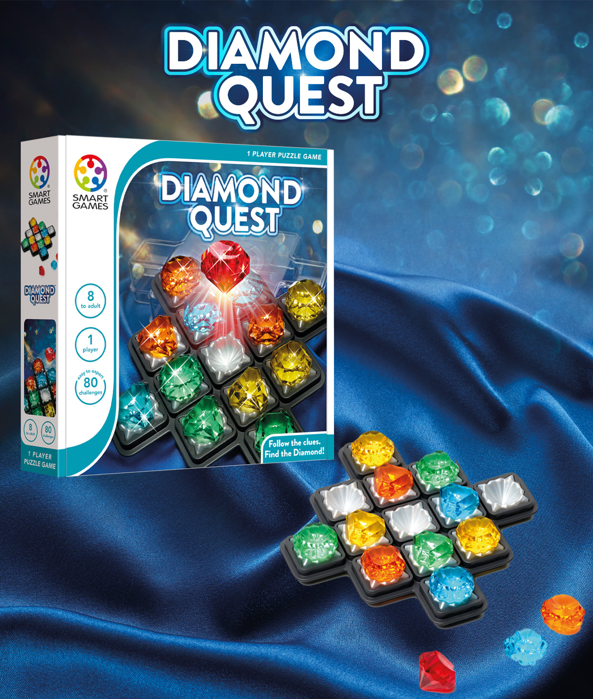 Jogo De Mesa Diamond Quest Smartgames Mina De Diamantes