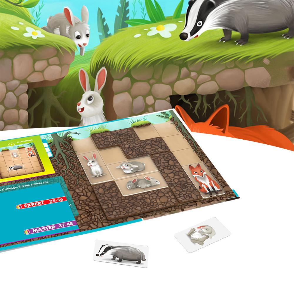 Jogo turtle tactics - raciocínio lógico steam - smart games