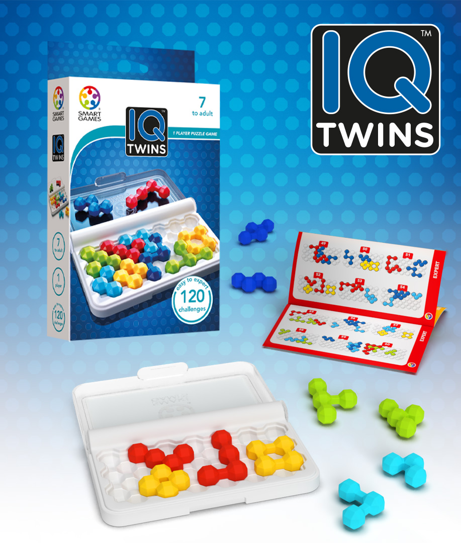 SmartGames - Iq Twins, Juegos De Mesa Niños 7 Años O Más