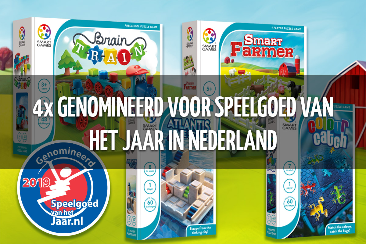 Nebu voering Schepsel Genomineerd voor Speelgoed van het Jaar in Nederland 2019 - SmartGames