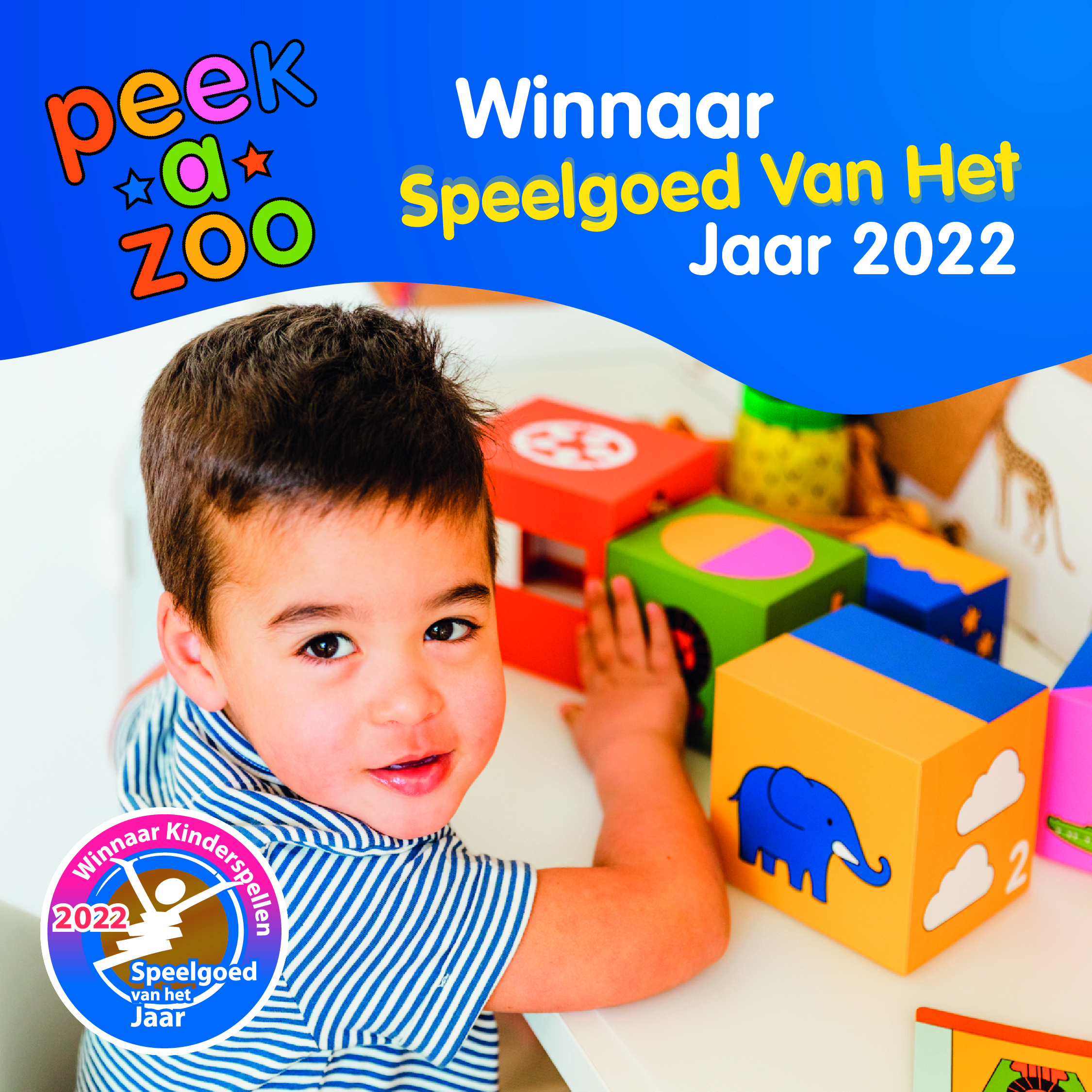 Onverenigbaar baas Geld lenende Peek-A-Zoo wint Speelgoed Van het Jaar Nederland! - SmartGames