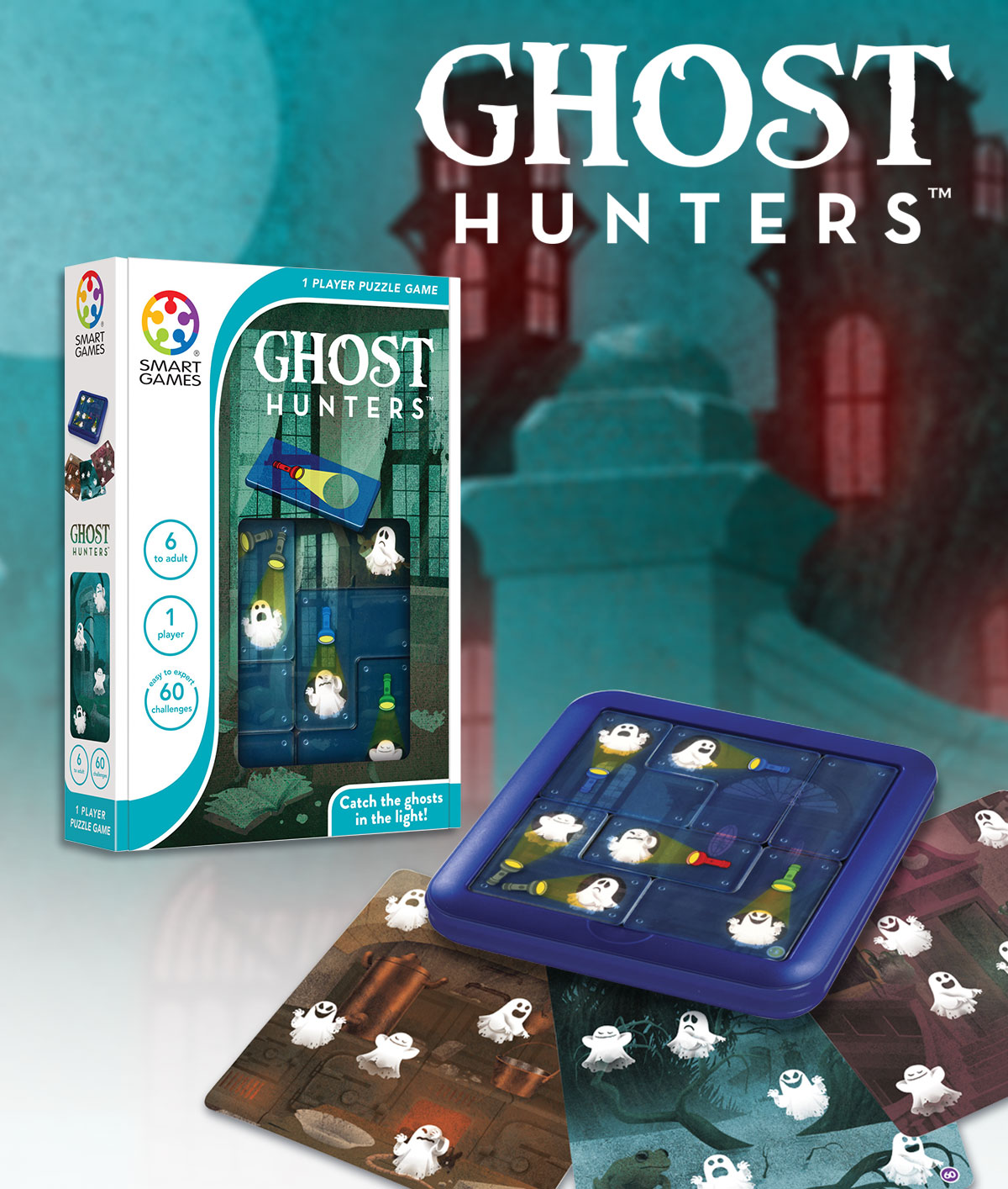 Kinder 1 Spieler Logisch Denkaufgabe Smart Games Ghost Jäger Puzzle-spiel 