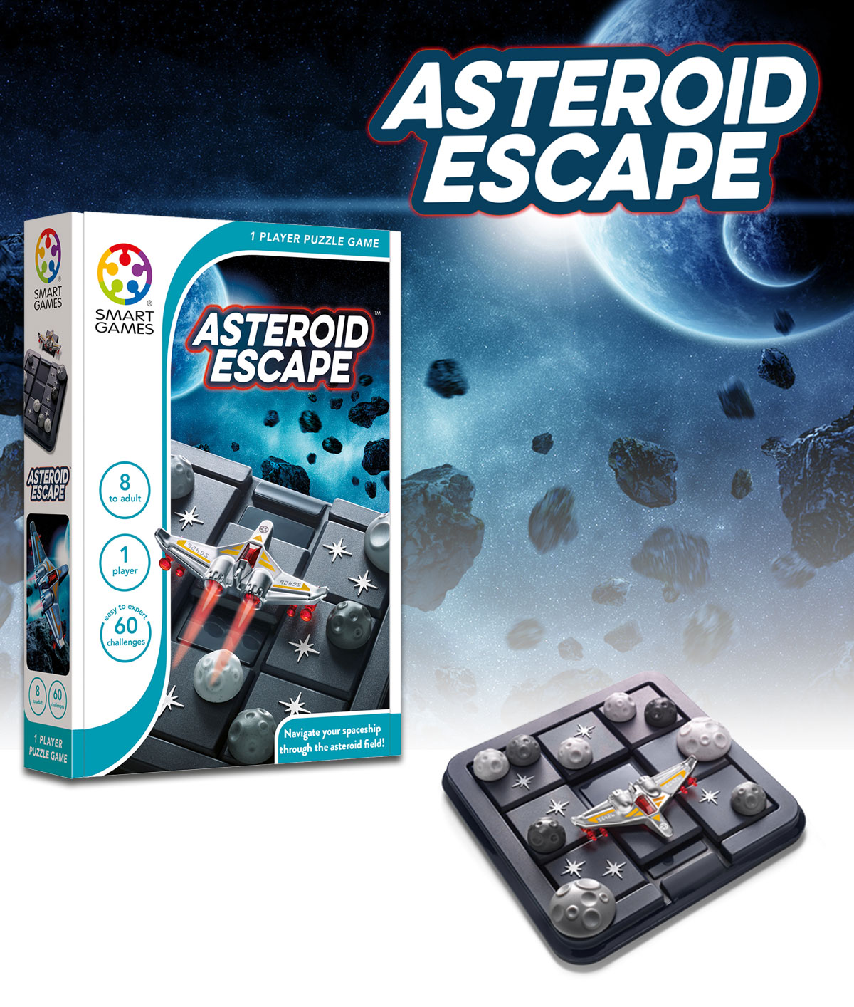 Asteroides FR Smart Games{ }sg426fr Alerte 