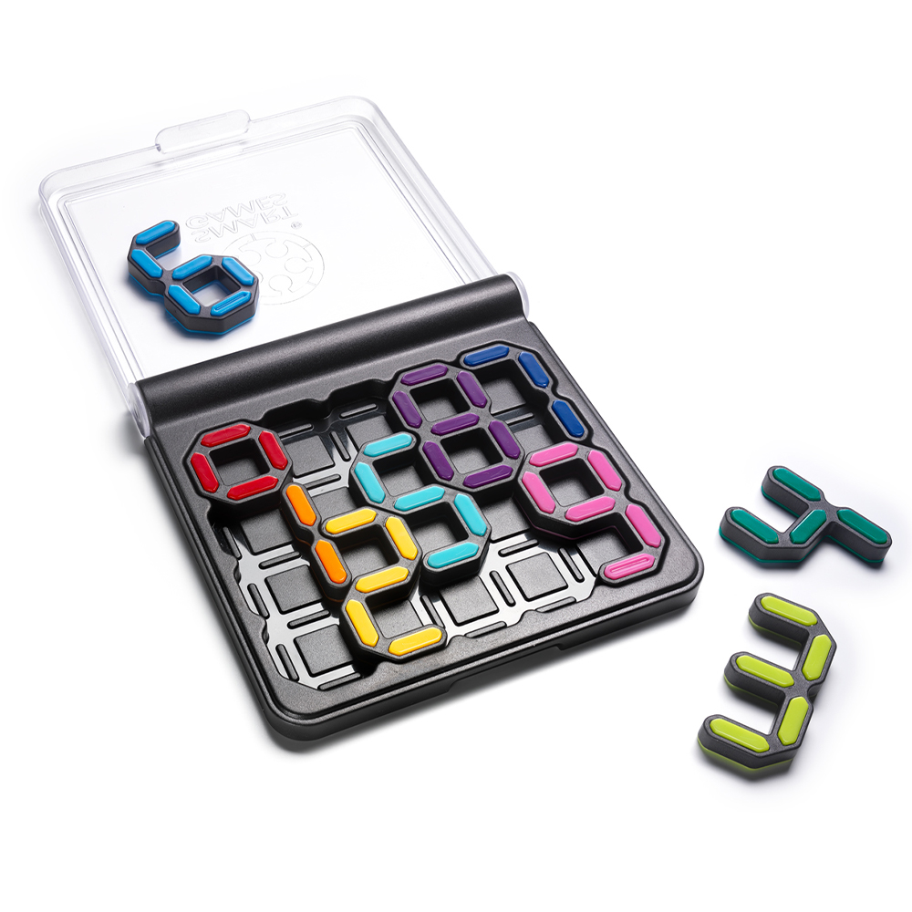 SmartGames IQ Twist a Travel Game for Kids and Adults a Cognitive Skill-Building Brain Game Brain Teaser for Ages 6 & Up 120 Challenges in Travel-Friendly Case 
