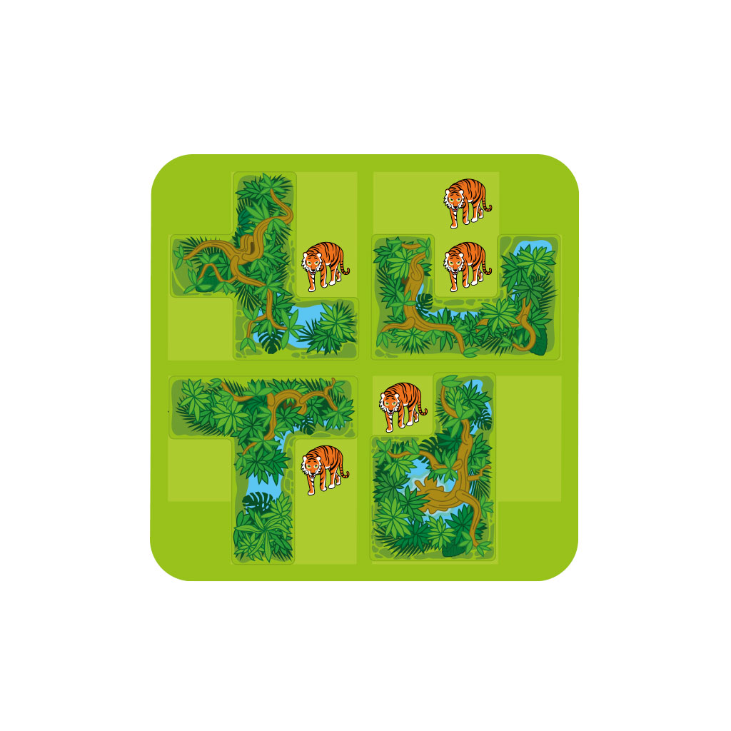 Dschungel Abenteuer SMART GAMES 105-3D Klassiker 