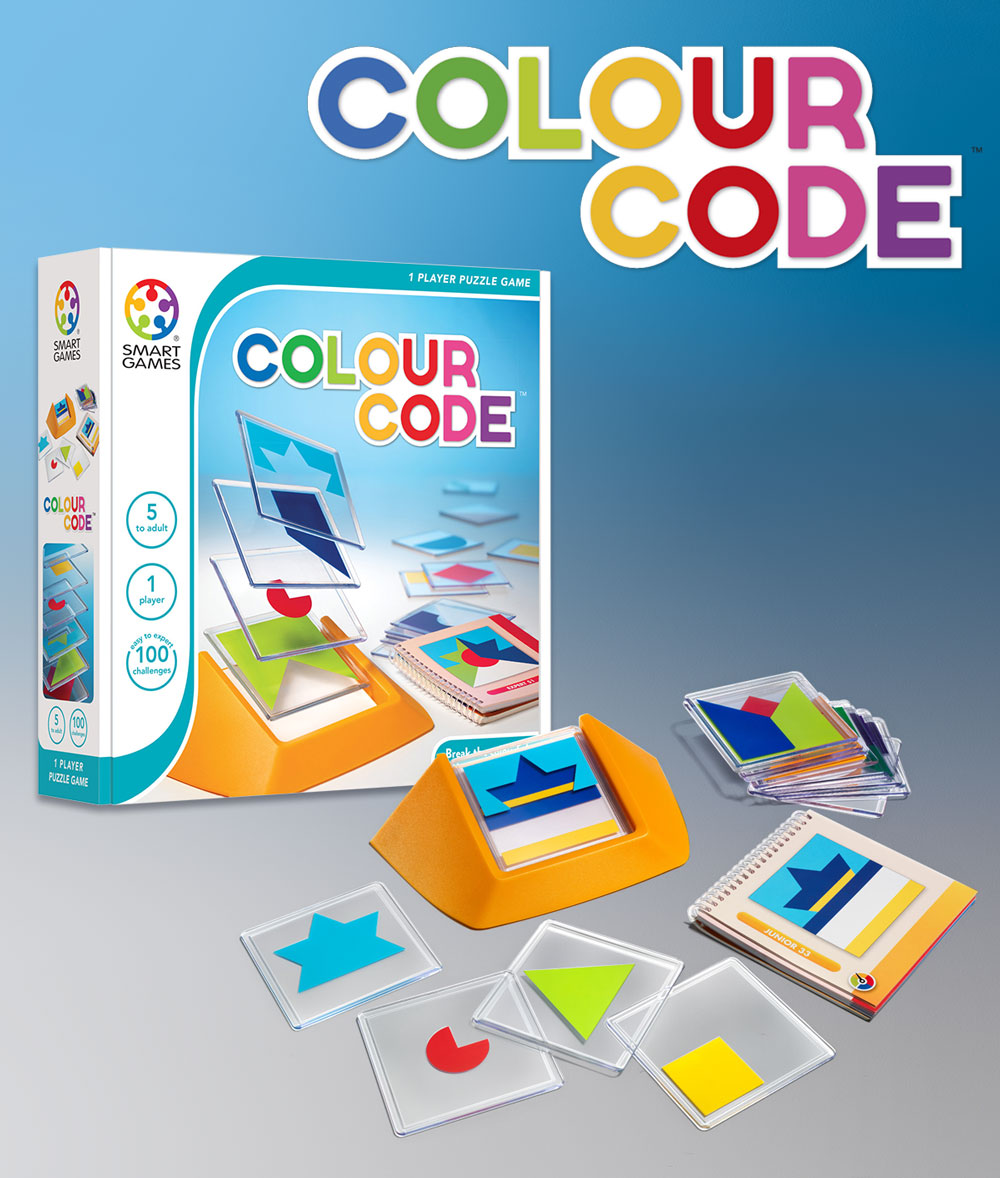 Color Code Smart Games 100 Logic Challenges Iq-building Fun 4 Levels Complete for sale online