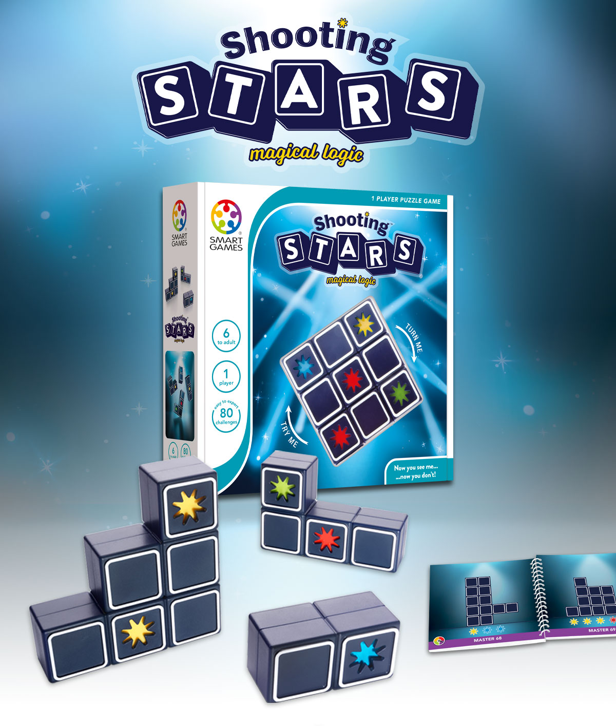 SG092 Shooting Stars Classic Puzzle Game Smart Games
